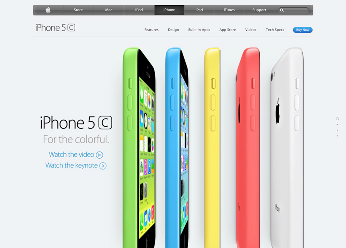 iphone 5c hero